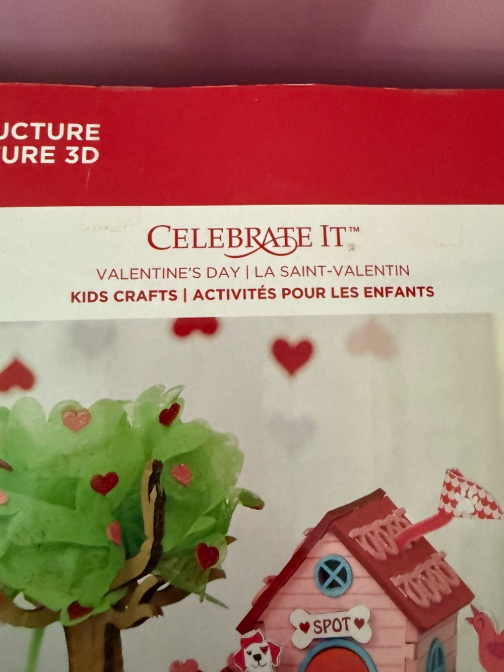 Celebrate It Dog House Scene 3D Foam Craft Kit - New - Picture 3 of 10